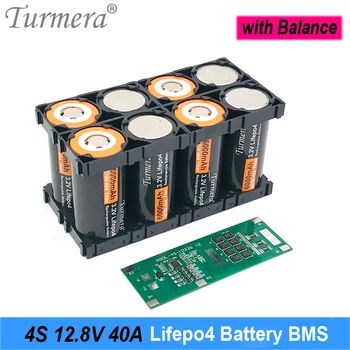 Turmera 4S 12,8 В 14,4 v 40A Lifepo4 Батерии BMS Баланс Защита платки Използват в 18650 32650 32700 33140 Литиево Желязо Фосфатный елемент