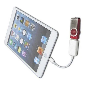 8-Пинов OTG USB 2.0 Женски Кабел-Адаптер OTG CableAdapter Reader За iPad 4/iPad Air/iPad5/iPad Mini Комплект за свързване на камера