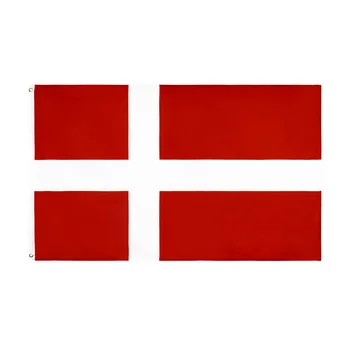 Candeway 90 x 150 см Датски флаг Дания национален флаг полиестер Полиестер външно украса