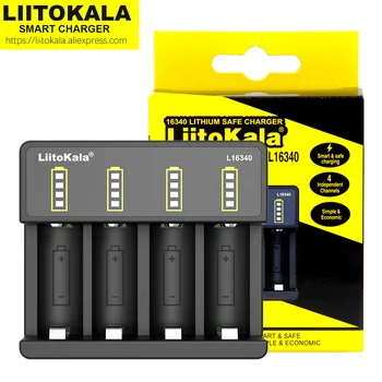 LiitoKala Lii-16340 Зарядно устройство 3,7 На 4,2 Акумулаторна батерия cr123a lithium CR123 16340 Зарядно устройство