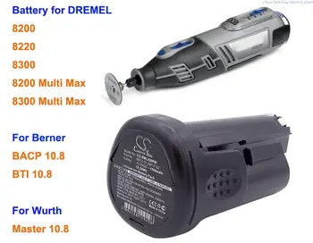 Батерия Cameron Sino 1500 mah за DREMEL 8200 Multi Max, 8220 8300, За Berner BACP 10,8, BTI 10,8, За Wurth Master 10,8