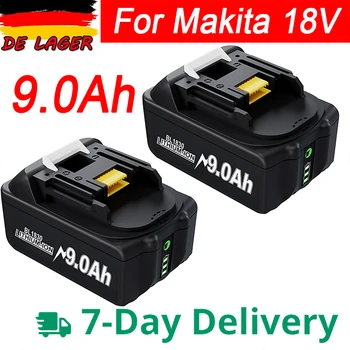 18 Батерия За Makita BL1850B Литиево-йонна 18 9000 ма BL1840B BL1860 BL1890 BL1815 BL1830 BL1835 Акумулаторни Бормашини на Батерия LXT400 DE