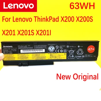 НОВА Оригинална Батерия за лаптоп Lenovo ThinkPad X200 X200S X201 X201S X201I 45N1171 42T4834 5130 ма