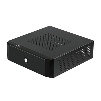Шасито е Метално USB 2,0 Отвор За Радиатора за Mini ITX Тенис на Захранване Домакин Практичен Игри Компютърен Корпус HTPC Домашен Офис