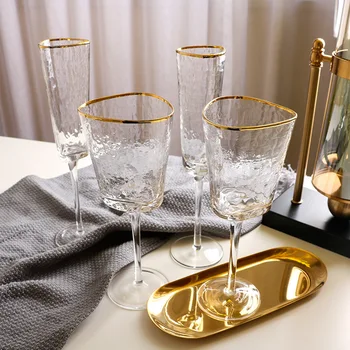 Чаши За Вино Кристални Творчески Луксозни Златни Чаши За Шампанско Чаша вино-Шампанско Европейския Висок Бар KTV Нощно Шоу на Чаши За Вино