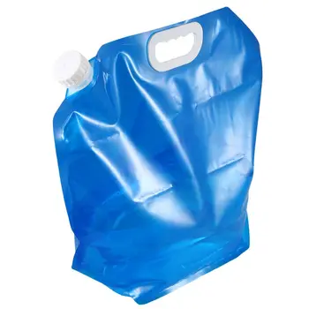 Професионален сгъваем консерви за вода 10 литра син цвят