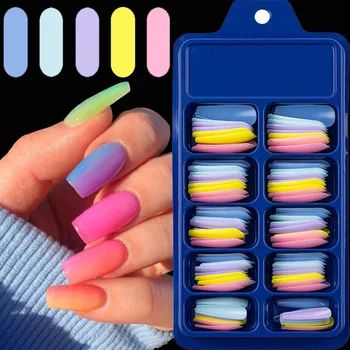 100 броя блистери малки сини кутии конфетного цвят, балетные костюми, пълноцветен режийни нокти, плътен цвят, червено, синьо, розово, лилаво, жълто, режийни ноктите