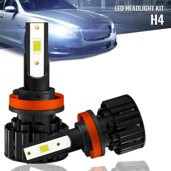 2 елемента H4 H7 Автомобилни LED Светлини H1 H3 H11 H13 9004 9005 9006 9007 9012 880 Фарове за мъгла Автоматично Светлините на Лампата До 6500 20000Lm Led Лампи