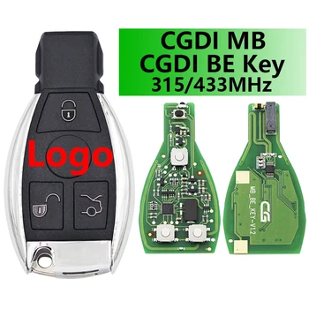 Оригинален CGDI MB CG BE ключ 315 Mhz/433 Mhz за Mercedes Benz Работа с программатором CGDI MB Поддръжка на всички FBS3 и автоматично възстановяване