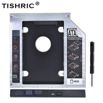 TISHRIC 2018 Универсален Optibay 2nd HDD Caddy 12,7 мм SATA3.0 Адаптер Драйвер на твърдия диск За 2,5 