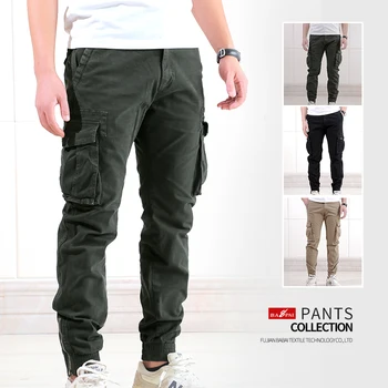 Мъжки модерни Панталони-карго BAPAI, Работни Панталони, Улични износоустойчиви Панталони за Катерене, Работно Облекло