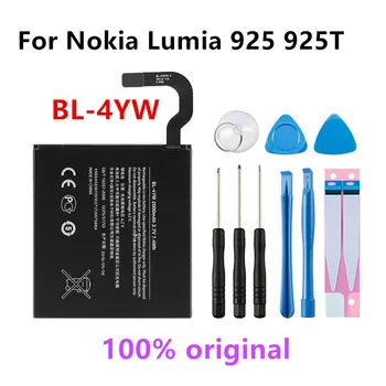Оригинална батерия BL-4YW 2000 mah Взаимозаменяеми Батерия За Nokia Lumia 925 925T BL4YW Литиево-Полимерни Батерии + Инструменти
