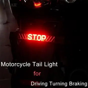 3В1 51 LED Мотоциклет, Отзад Опашка, Стоп-мигач Светлина Регистрационен номер DRL Лампа
