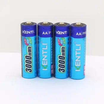 KENTLI 4 бр./лот 3000 МВтч AA батерия от 1,5 AA батерия батерия за фотоапарат литиево-полимерна батерия
