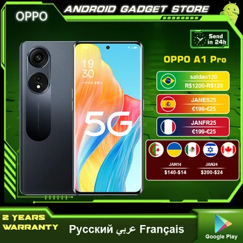 Нов Оригинален OPPO A1 PRO 5G Смартфон Snapdragon 695 6,7 