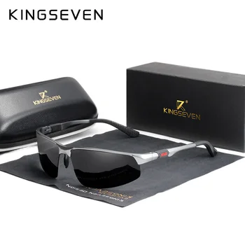 KINGSEVEN 2020 Алуминиеви Фотохромичните Мъжки Слънчеви Очила Polarized Реколта Черни Слънчеви Очила За Шофиране За мъже Oculos De Sol Masculino