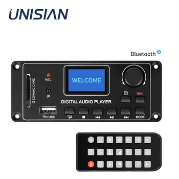 UNISIAN Цифров аудио плейър Bluetooth USB SD БТ FM, AUX Линия на MP3-плейър 128*64 ТОЧКИ LCD ДИСПЛЕЙ Аудио Декодер Платка Модул TDM156