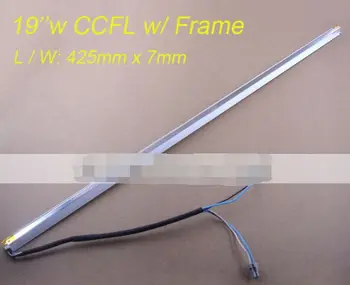 425 мм * 7 мм CCFL Лампа за Подсветка с Рамка/притежател на Събирането на Двойни лампи за 19-инчов широк LCD монитор Панел на Екрана В Събирането на 2 бр