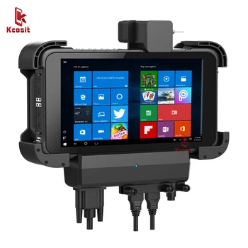 Оригиналът на K86 на Windows Tablet pc Кола Група RS232 USB IP67 Здрав устойчив на удари 1280x800 HDMI USB GPS навигатор за камион