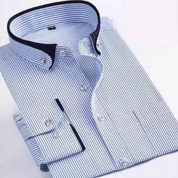 летни сини ризи за мъже в голям размер, плюс голям 8XL официална риза с къс ръкав офис мъжки рокля бизнес риза 10XL 12XL 140 кг 150 кг