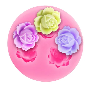 HILIFE за празни приказки Шоколадови Форми За Печене 3D Роза Мухъл Кухненски Инструменти за Украса на Тортата Силиконови Джаджи
