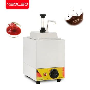 XEOLEO Търговска диспенсер за шоколад, сладко помпа 4 кг Единична топлинна помпа за сладко Самозалепваща машина за сладко Електрически диспенсер за соса 800 W