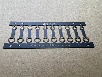 Стабилизатори на клавиатурата Y & R Подложки 0,4 мм Fr4 За Стабилизатори с диаметър от 1,2 мм, монтирани на печатна платка