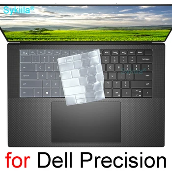 Капак на клавиатурата за Dell Precision 5550 5560 5570 5750 5760 5770 5510 5520 5530 5540 3470 15 17 15.6 Силиконов Защитен Калъф За Кожата