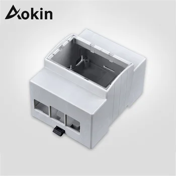 Aokin Raspberry Pi 4 Калъф ABS Бял Калъф Защитен Калъф за Raspberry 4 Модел B
