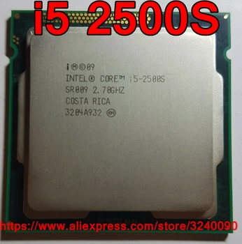 Оригиналния cpu Intel Core i5 2500 s SR009 Процесор На 2.70 Ghz, 6 М Четириядрен процесор i5-2500 s Сокет 1155 Безплатна доставка бърза доставка