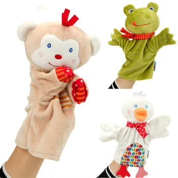 Разказването на историята на играчки за деца от 0 до 3 години животни триизмерна игра за началото на обучението ръчно кукла, кукла играчка плюшен
