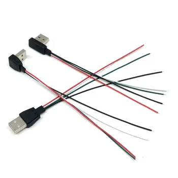 15cm Netzteil Kabel 4 Pin USB 2.0 EINE Weiblich männlich 4 pin draht Jack Ladegerät ladekabel Verlängerung stecker САМ 5V linie