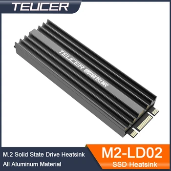 TEUCER M. 2 SSD Радиатор 2280 NVMe Високопроизводителния Алуминиева Полагане на Радиатора За Твърди твърд диск на КОМПЮТЪР С Термопастой