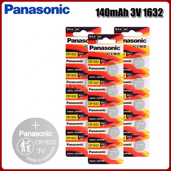 PANASONIC Original CR1632 Бутон Cell Батерия 3 В Литиеви Батерии CR 1632 Часа за Играчки Компютърен Калкулатор за Управление на
