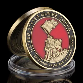 Възпоменателна монета на Корпуса на морската пехота на САЩ Semper Fidelis 