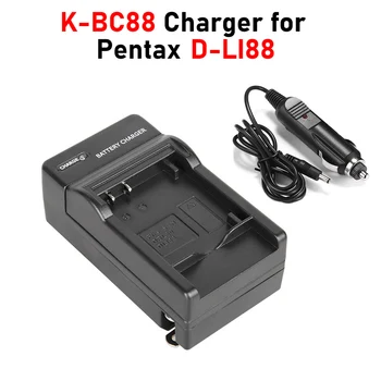 D-LI88 Зарядно устройство с Автоматичен Зарядно Устройство K-BC88 Зарядно за Pentax Optio H90 P70 P80 W90 WS80 D-LI88 Зарядно Устройство