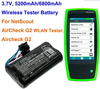 Cameron Sino 5200 mah/6800 mah Безжичен Тестер за батерии ACKG2-WBP, SNBP-LION за NetScout NetScout, Тестер безжична мрежа AirCheck G2
