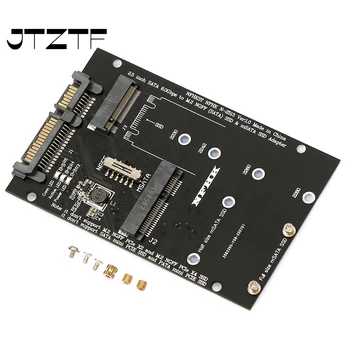 JTZTF M. 2 NGFF MSATA SSD за по-SATA 3,0 Адаптер 2 в 1 Конвертор Карта за Преносим КОМПЮТЪР на USB 3.0 до 2.5 SATA Карта за Четене на твърдия диск