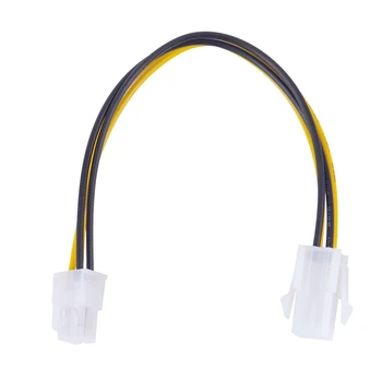 20 см/8 см 12 В 4-пинов конектор за 4-контактен конектор P4 Женски удължителен кабел за захранване на процесора