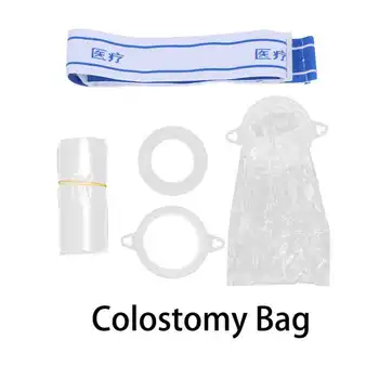 Устранимый чанта Colostomy Кожи‑Содружественный Силикон Ostomy липсата на изолация на топлина предотвратява изтичане на торбички внимателност миризми, се поставя в торби за възрастни хора