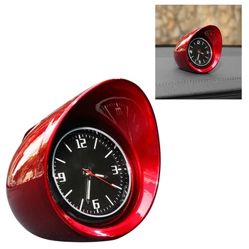 Червена Обвивка Универсален Часовник На Арматурното Табло На Салон На Автомобил С Светящимся Указател Осветление