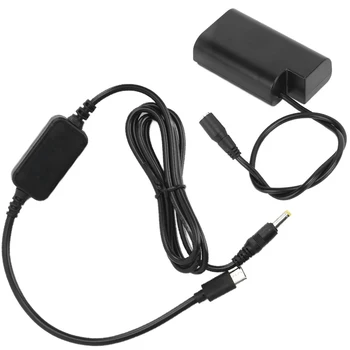 Gonine Не Декодирующий фиктивен батерия Type-C USB за DMW‑BLJ31 DMW‑DCC16 Адаптер за постоянен ток за фиктивни батерия за фотоапарат S1 S1H S1R