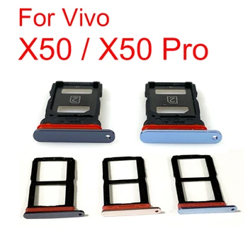 Тава За SIM-Карти За Vivo X50 X50 Pro Слот За Sim-Карти на Притежателя на Тавата Резервни Части Адаптер
