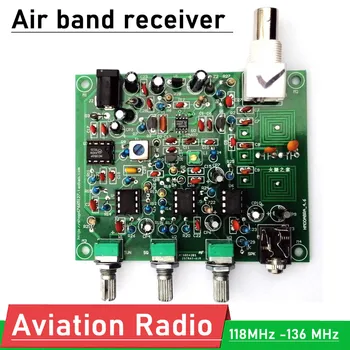 Авиационен Диапазон Приемник Комплект високо-чувствителен Въздушен диапазон от Средства за Авиационна Радио Кула Причинява 118 Mhz-136 Mhz ЗА УКВ антена