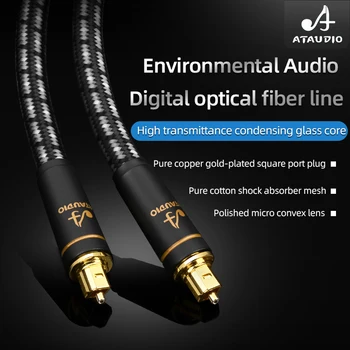 Оптичен Кабел Hifi Висококачествен Цифров Аудиопровод Аудиофильский HIFI Dolby DTS 5.1 7.1