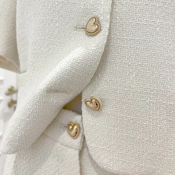 дамски копчета и Шивашки Аксесоари Малки тамян прост ретро стил метални любов копчета пуловер, жилетка риза с декоративни копчета